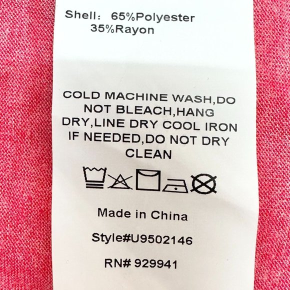 Simple Suzanne Betro Women's Top 3X Heather Red Crossover Tunic Short Sleeve NWT - Picture 8 of 9